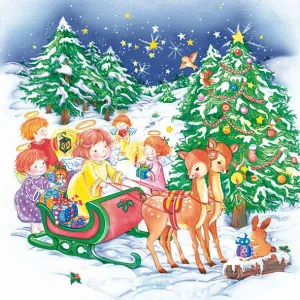 Ubrousky Pol-mak s hvězdičkou - mix 330 mm x 330 mm (Sd GW)