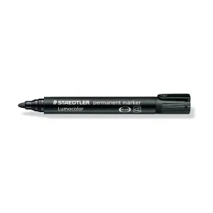 Permanentní popisovač Staedtler, černý, 2,0mm kulatý hrot (S 352-9)