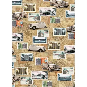 Dekorační papír Pol-mak - mix 700 mm x 1000 mm