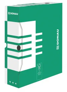Kartotéka Donau A4 - zelená 80 mm x 340 mm x 297 mm (660301FSC-06)