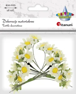Titanum Craft-Fun Series Papírový ornament Heřmánek na drátku (18YX-62/2)