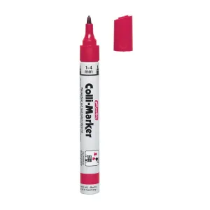 Permanentní popisovač Herlitz Colli-Marker, červený, kulatý hrot 1,0-4,0 mm (9566738)