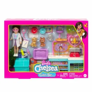 Panenka Barbie Chelsea veterinářka 670mm (HGT12)