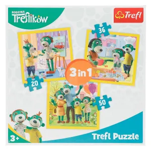 Trefl puzzle 3v1 3v1 el. (34850)