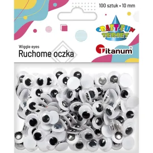 Očka Titanum Craft-Fun Series 10 mm 100 ks (O003)