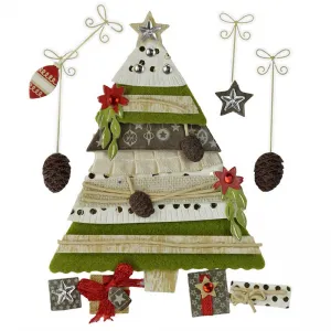 Vánoční samolepky Titanum Craft-Fun Series Christmas tree (18XQ-44)