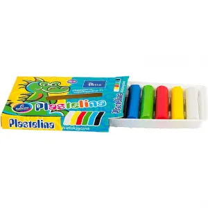 Tetis Plastelína mix 6 barev 15g (KP001-A)