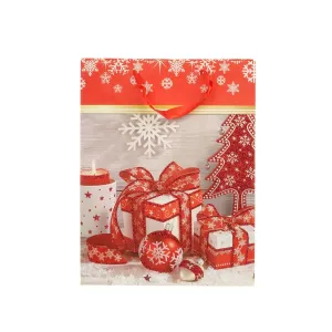 Dárková taška Adar s vánočním motivem 410 mm x 300 mm x 120 mm (543423)