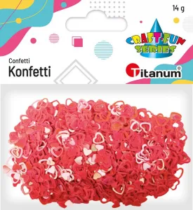 Srdce z řady Craft-Fun Series s konfetami Titanum