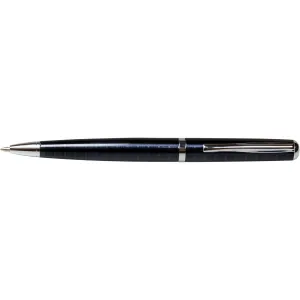 Kuličkové pero Titanum metal graphite 10B1-DC, kostkované, stříbrný povrch, modrá náplň 0,7 mm