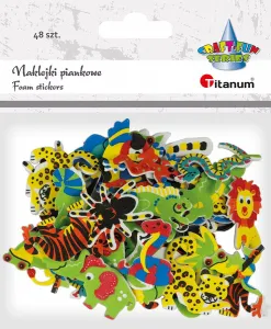 Nálepka (samolepka) Titanum Craft-Fun Series pěnová zvířata (4635)