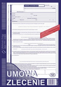 Self-copy print Michalczyk i Prokop Umowa zlecenie z rachunek rachunek A4 40k. (511-1U)