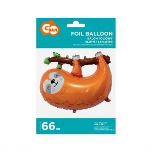 Fóliový balónek Godan Lazy Man - hnědý 79 cm (BF-HLNB)