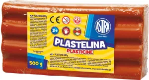 Plastelína Astra 1 barva červená 500g