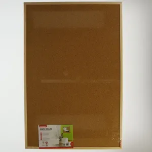 Korková tabule Memoboards v dřevěném rámu 900 mm x 600 mm (TC96)