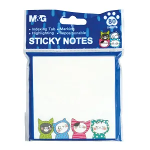 M&G samolepicí poznámkový blok 80k 76mm x 76mm (HA LZ 4228-12)
