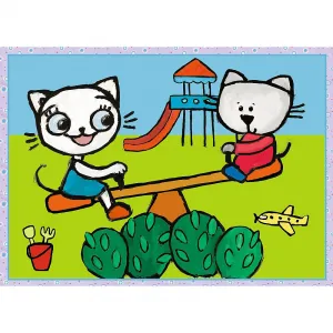 Puzzle Trefl Kitty day 4v1 el. (34372)