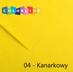 Canson Colorline 04 canary 150g 10k 500mm x 650mm bristol (200041380)
