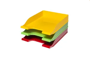 Zásuvka na dokumenty Bantex Colors - žlutá 250 mm x 330 mm x 55 mm (400050180)