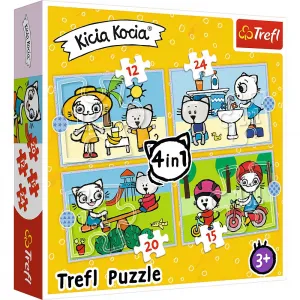 Puzzle Trefl Kitty day 4v1 el. (34372)