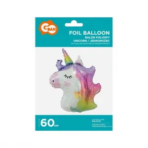 Fóliový balónek Godan Unicorn - hlava 75 cm (BF-HJGB)