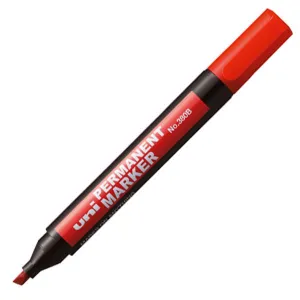 Uni permanentní popisovač, červený, kulatý hrot 1,0-3,0 mm (NO-320F)