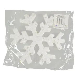 Arpex třpytivá sněhová vločka 20cm (bn7673)