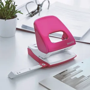 Děrovačka Leitz NeXXt WOW Pink Metallic 30k (50081023)
