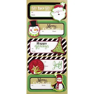 Titanum Craft-Fun Series 3D vánoční samolepicí štítek - mix 90 mm x 38 mm (181130-1)