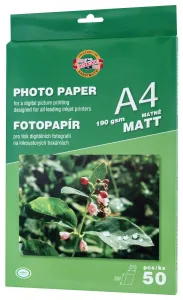 Fotopapír Koh-I-Noor matný A4 190g