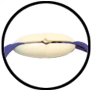Titanový odznak se šňůrkou 95 mm x 55 mm
