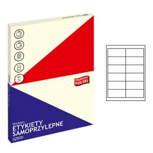 Samolepicí štítek Grand A4 - bílý 97 mm x 42,3 mm (019)