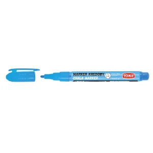 Speciální křídový popisovač Tom's, modrý 1,5mm kulatý hrot