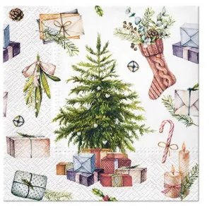 Ubrousky Paw Lunch BN Christmas at Home - mix 330 mm x 330 mm (SDL230300)