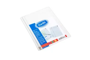 Bantex pouzdra na dokumenty A4 na zip, průhledná 140um 10 ks.