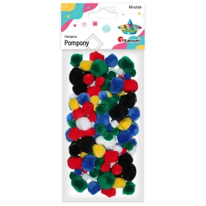 Titanum Craft-Fun Series pom-poms mix 68 ks (0124)