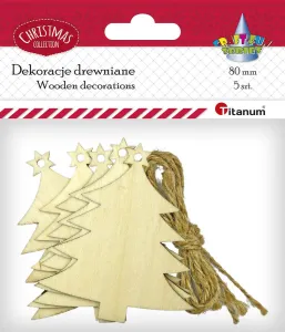 Titanum Craft-Fun Series dřevěná ozdoba na vánoční stromeček (5903714533671)
