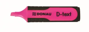 Zvýrazňovač Donau D-Text, růžový 1,0-5,0 mm (7358001PL-16)
