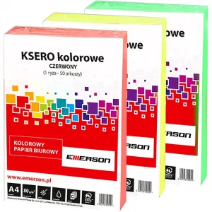Emerson barevný papír světle modrý, A4 A4 - modrý 80g 210mm x 297mm (xem408048)