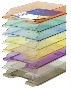 Zásuvka na dokumenty Donau - kouřová 254 mm x 60 mm x 346 mm (7470001PL-02)