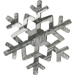 Titanum Craft-Fun Series dřevěný samolepicí ornament sněhová vločka (5724)