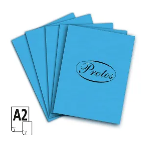 Protos list A2 modrý světlý 20k 430mm x 610mm