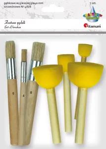 Titanum Craft-Fun Series sada 7 ks štětců bez směsi
