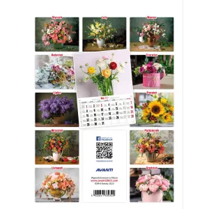 Vícepanelový nástěnný kalendář Avanti 230 mm x 320 mm (5901769620056)