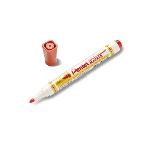 Popisovač Pentel na suché stírání, červený 1,9mm kulatý hrot