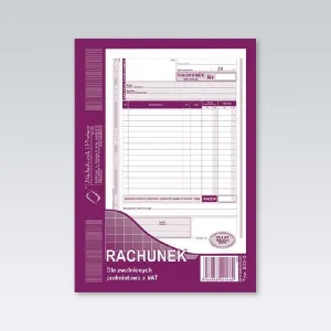 Self-copy Michalczyk i Prokop Rachunek dla zwolnionych podmiotowi z VAT A5 80k. (233-3)