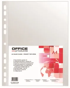 Kancelářské produkty křišťálové pouzdro na dokumenty A4 barva: čirá typ U 50 mic. (21142415-90)