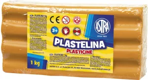 Plastelína Astra 1 barva oranžová 1000g