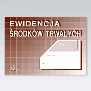 Ofsetový tisk Michalczyk i Prokop Ewidencja środków trwałych A5 A5 32k. (K-8)