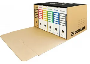 Kartotéka Donau A4 - hnědá 360 mm x 555 mm x 315 mm (7667301FSC-02)